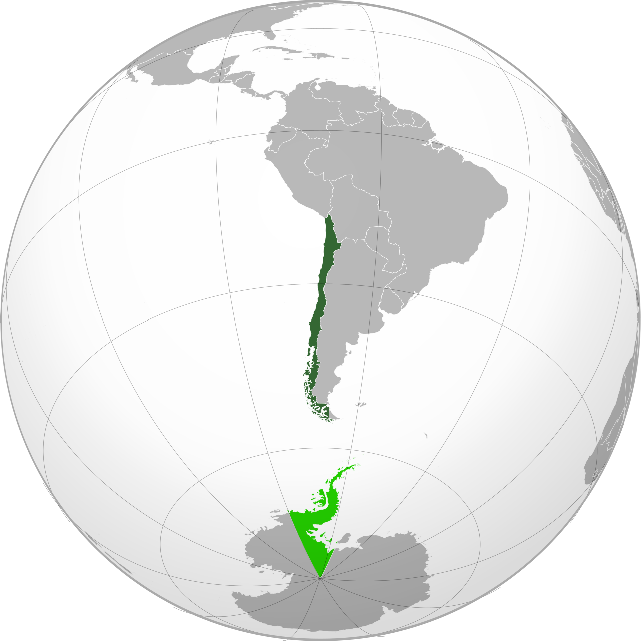 Vị trí của CHILE trên bản đồ thế giới
