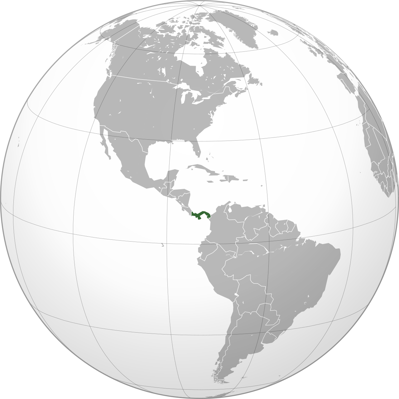 Vị trí của PANAMA trên bản đồ thế giới