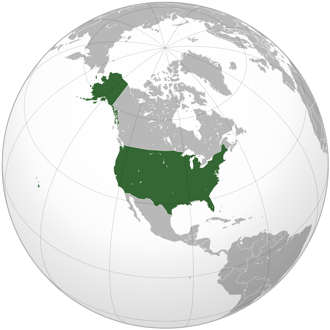 Vị trí của UNITED STATES trên bản đồ thế giới
