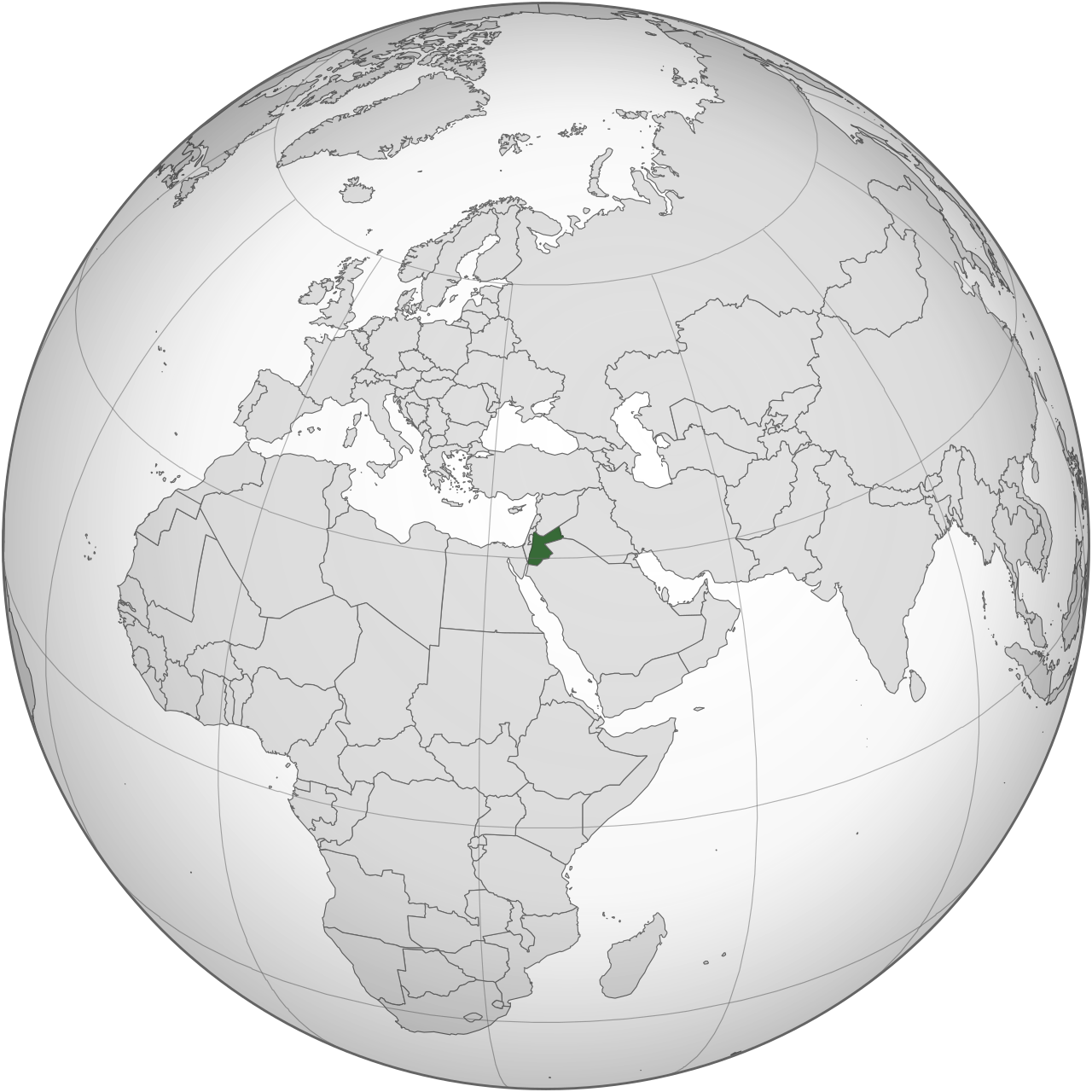 Vị trí của JORDAN trên bản đồ thế giới