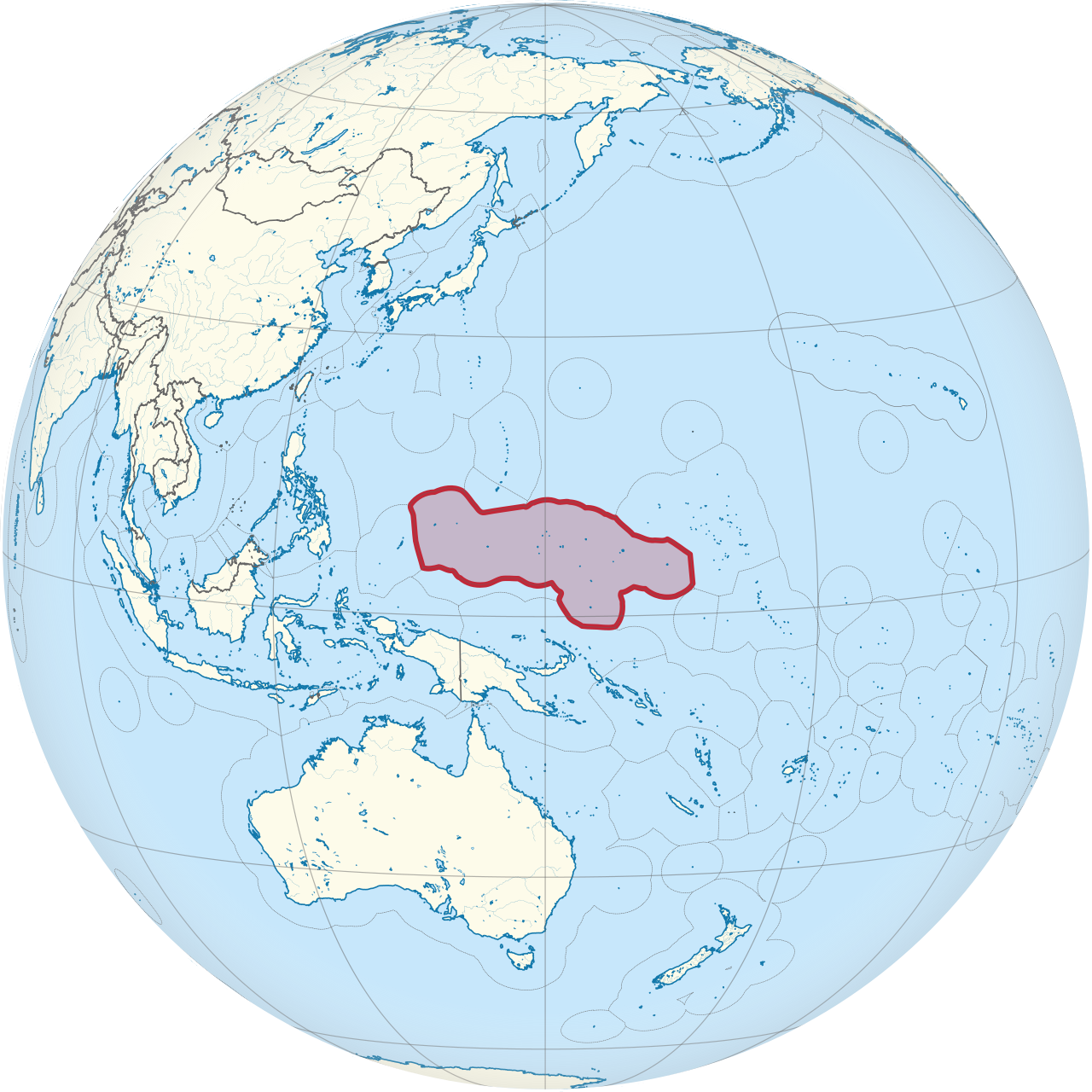 Vị trí của MICRONESIA trên bản đồ thế giới