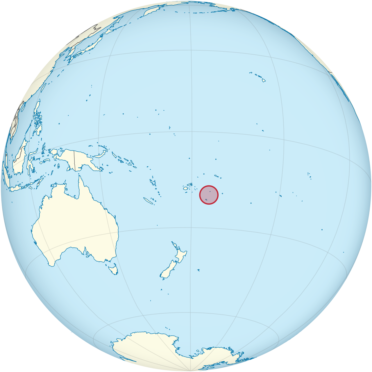 Vị trí của TONGA trên bản đồ thế giới